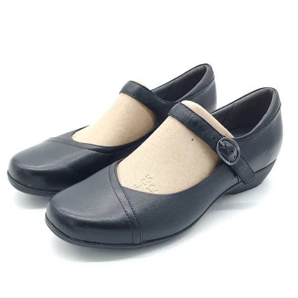 Dansko Fawna Wide Black Milled Nappa Mary Jane Womens Casual Shoes Size 12 EU 42 - Picture 3 of 10